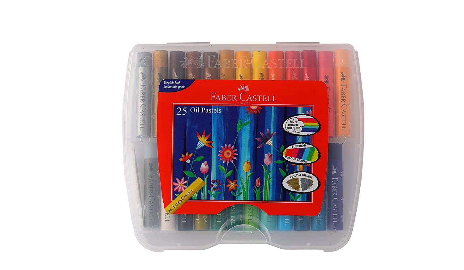 Buy Faber Castell Oil Pastels (15 Shades) Online at Best Prices in