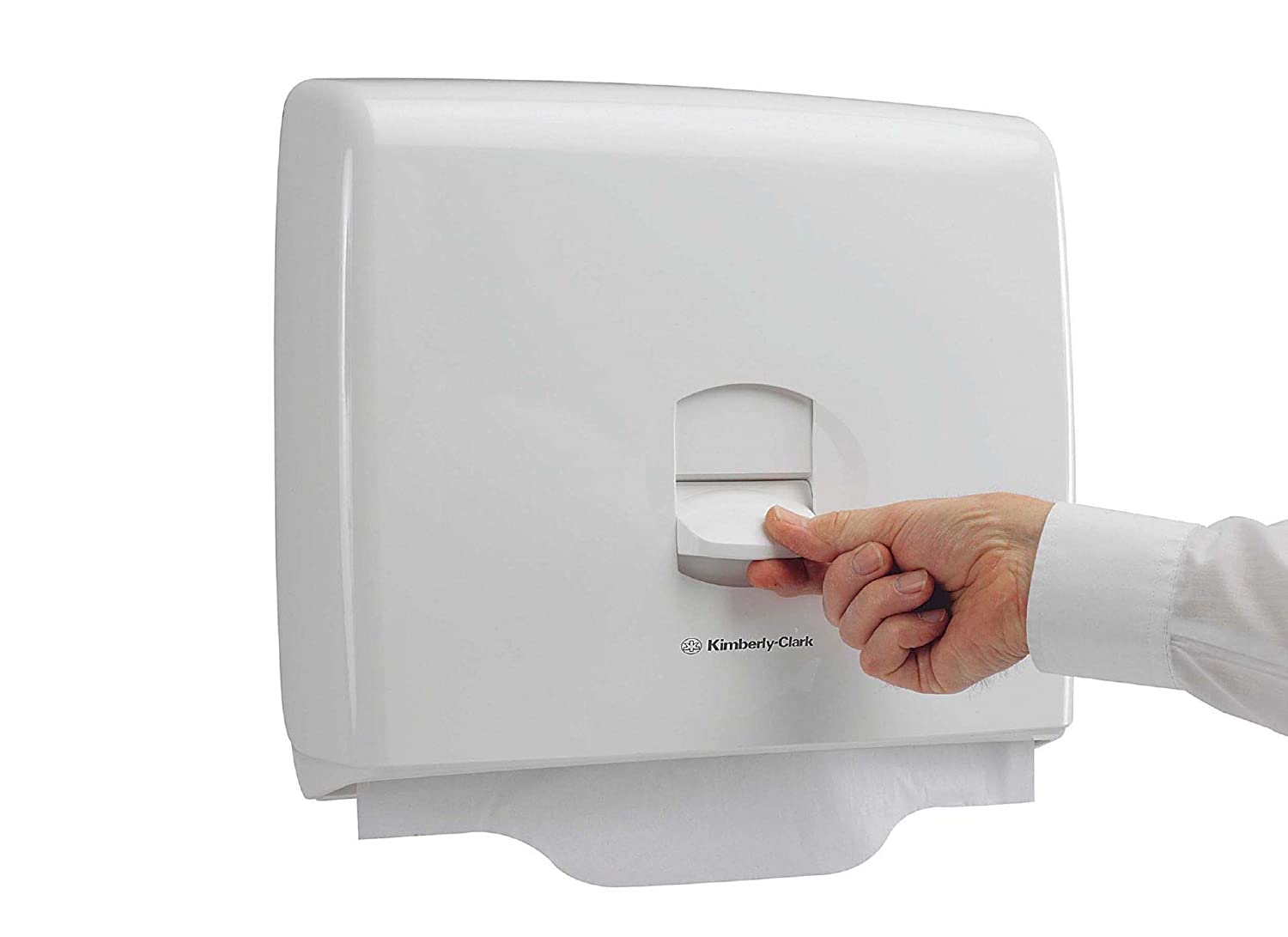 Kimberly-Clark Aquarius White Personal Toilet Seat Cover Dispenser 