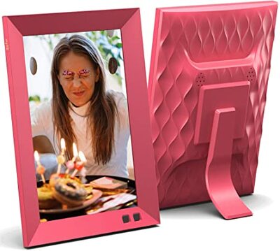 Lola Smart Digital Picture Frame 8 Inch Share Moments Pomegranate