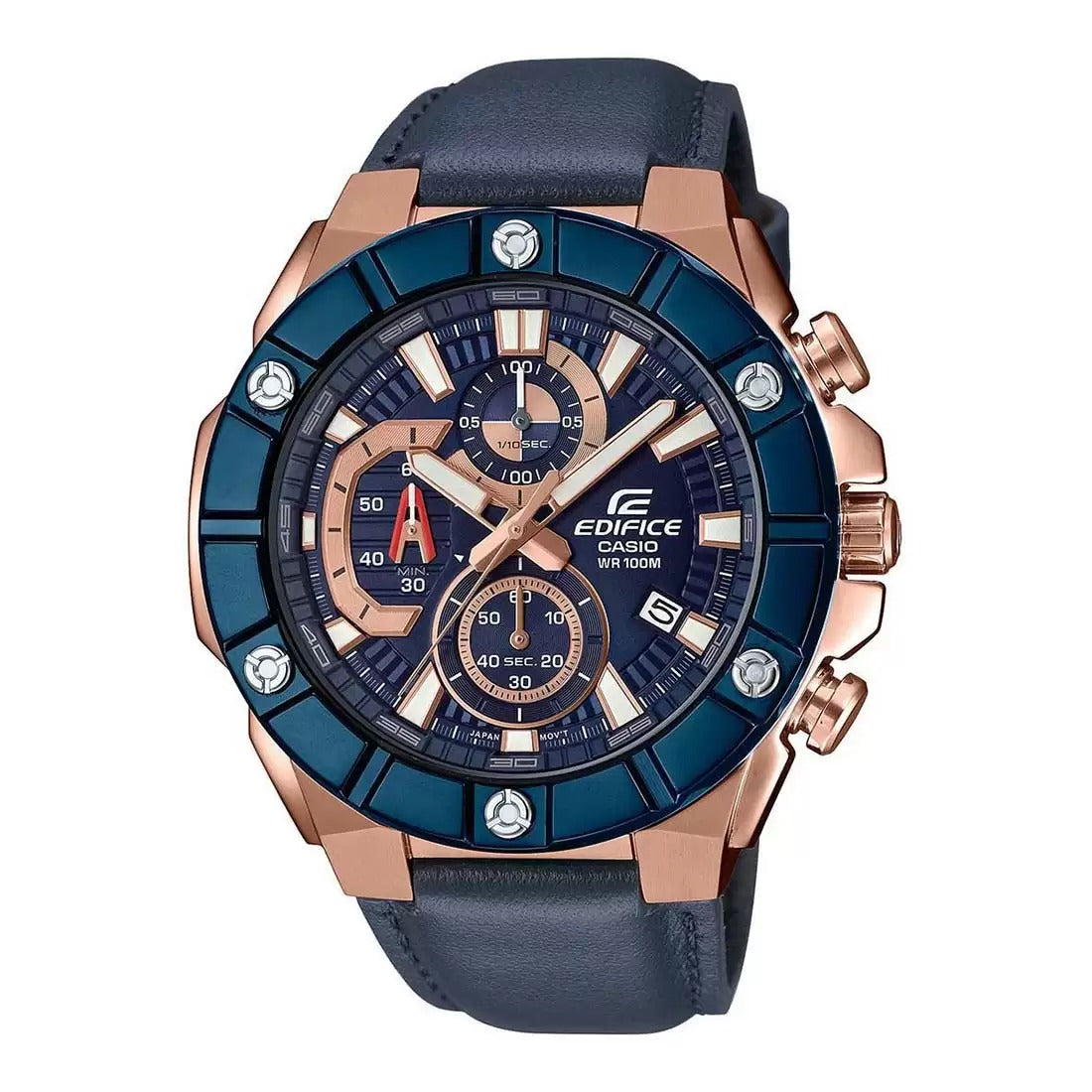 Casio edifice hot sale blue strap