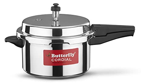 Butterfly Cordial Non Induction Base Aluminium Pressure Cooker 5Litres