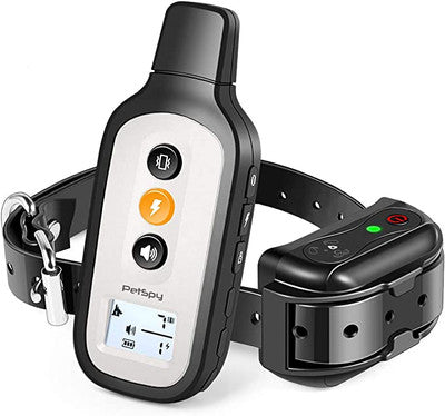 PetSpy X-Pro Dog Training Shock Collar for Dogs with Remote, Fully Waterproof Vibration