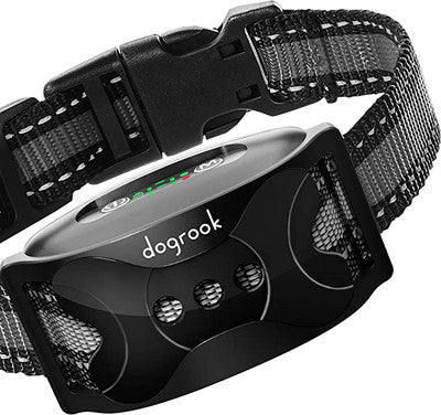 DogRook Rechargeable Dog Bark Collar Humane No Shock Barking Collar