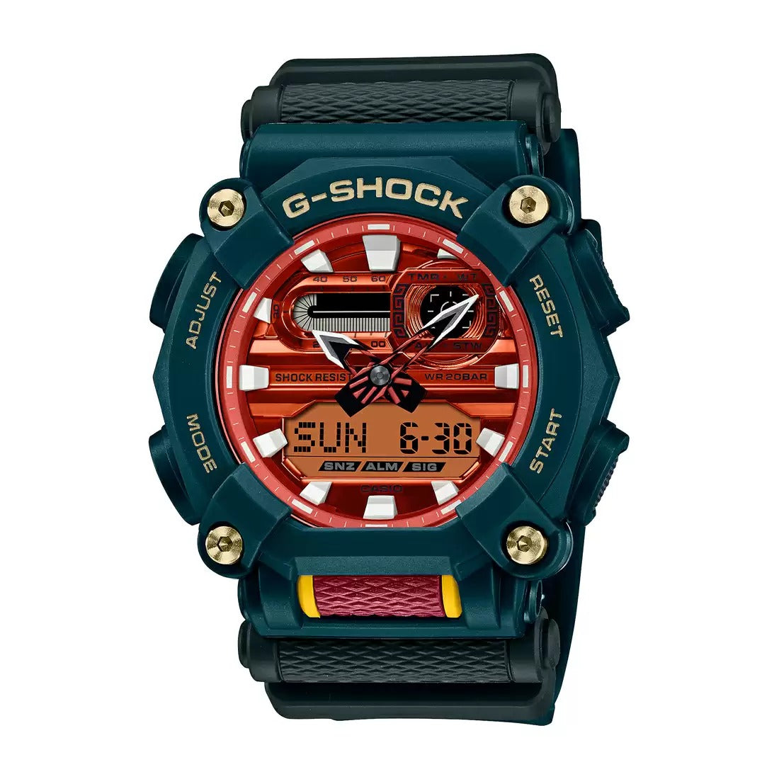 Casio g best sale shock green