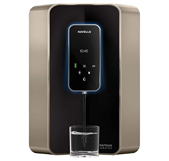 Open Box, Unused Havells Digitouch Alkaline 6 Litre Absolutely Safe RO + UV Purified pH Balanced Water Purifier