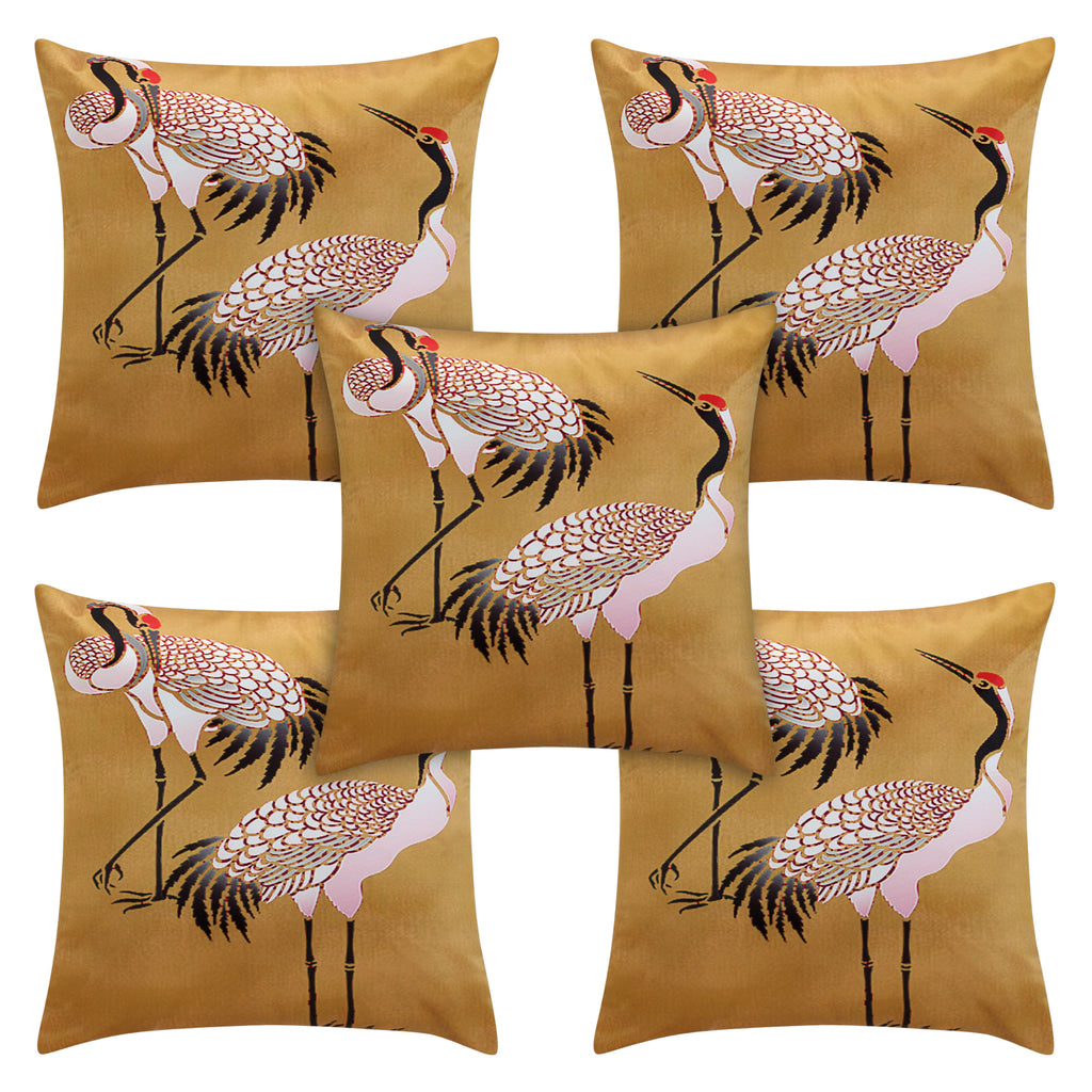 Desi Kapda Printed Cushions & Pillows Cover (Pack of 2, 40 cm*40 cm, Multicolor)