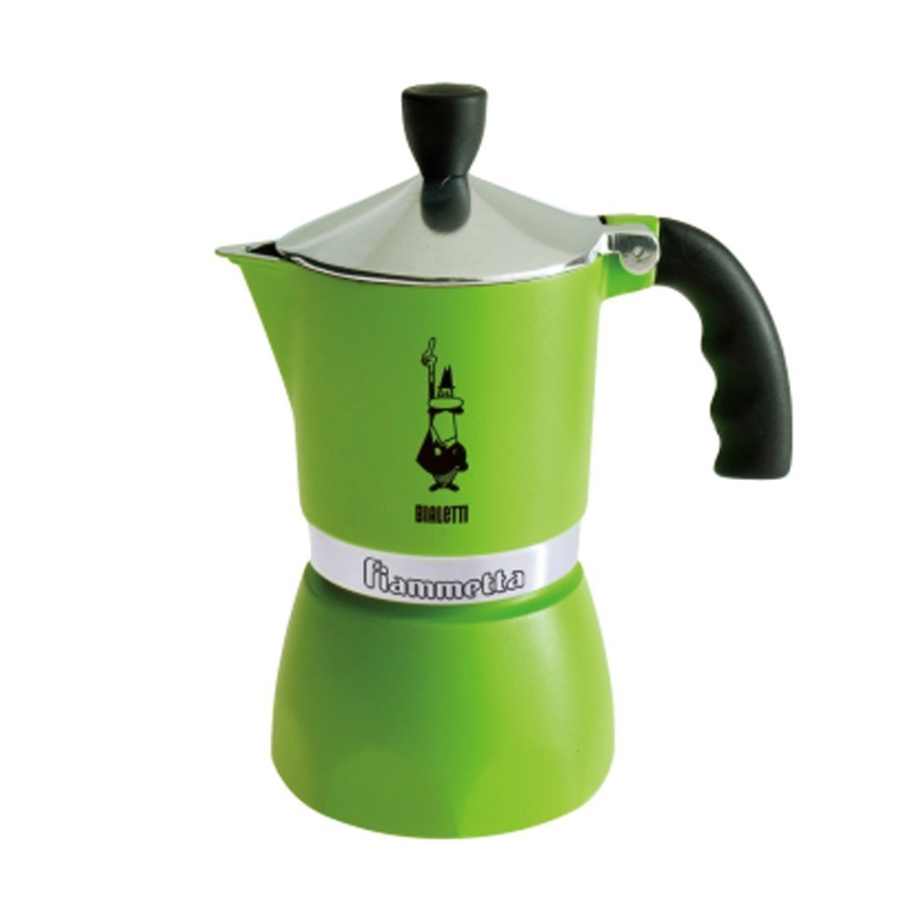 Bialetti Fiammetta Espresso Maker for 3 Cup Green