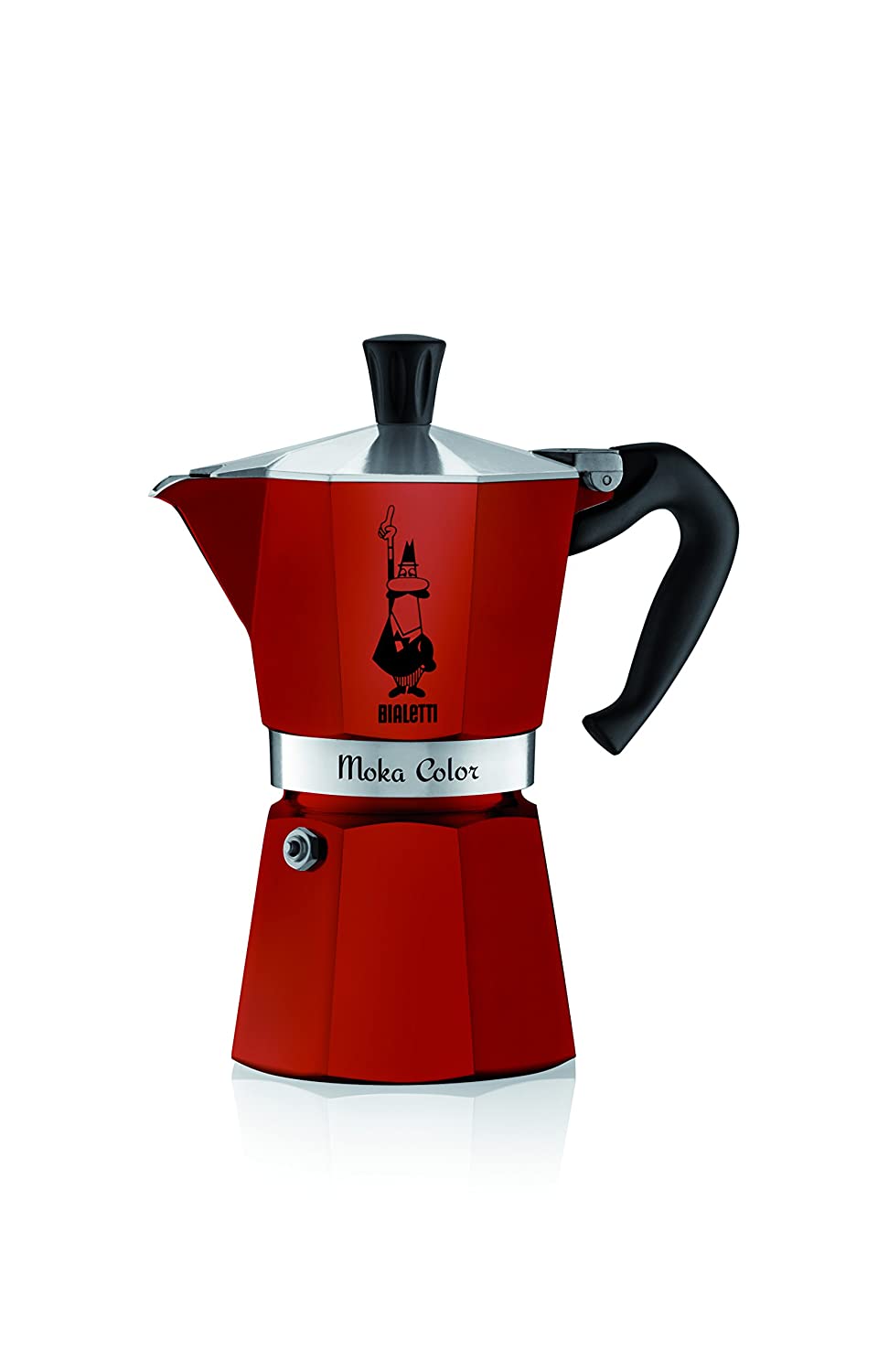 Bialetti Moka Express Red 6 Cups Coffee Maker