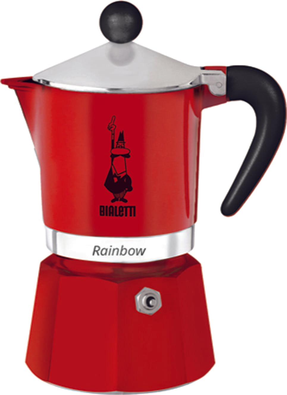 Bialetti Rainbow 6 Cup Red Espresso Maker