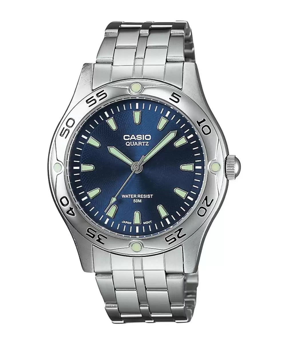 Casio Enticer MTP 1243D 2AVDF A217 FB Analog Blue Men's Watch