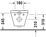 Load image into Gallery viewer, Duravit DuraStyle Toilet wall mounted Duravit Rimless 255109
