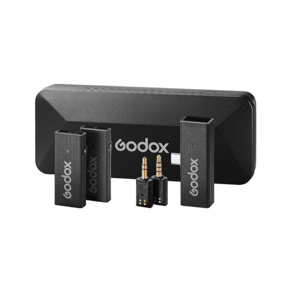 Godox MoveLink Mini Wireless Microphone System UC Kit 2 Android Devices Black