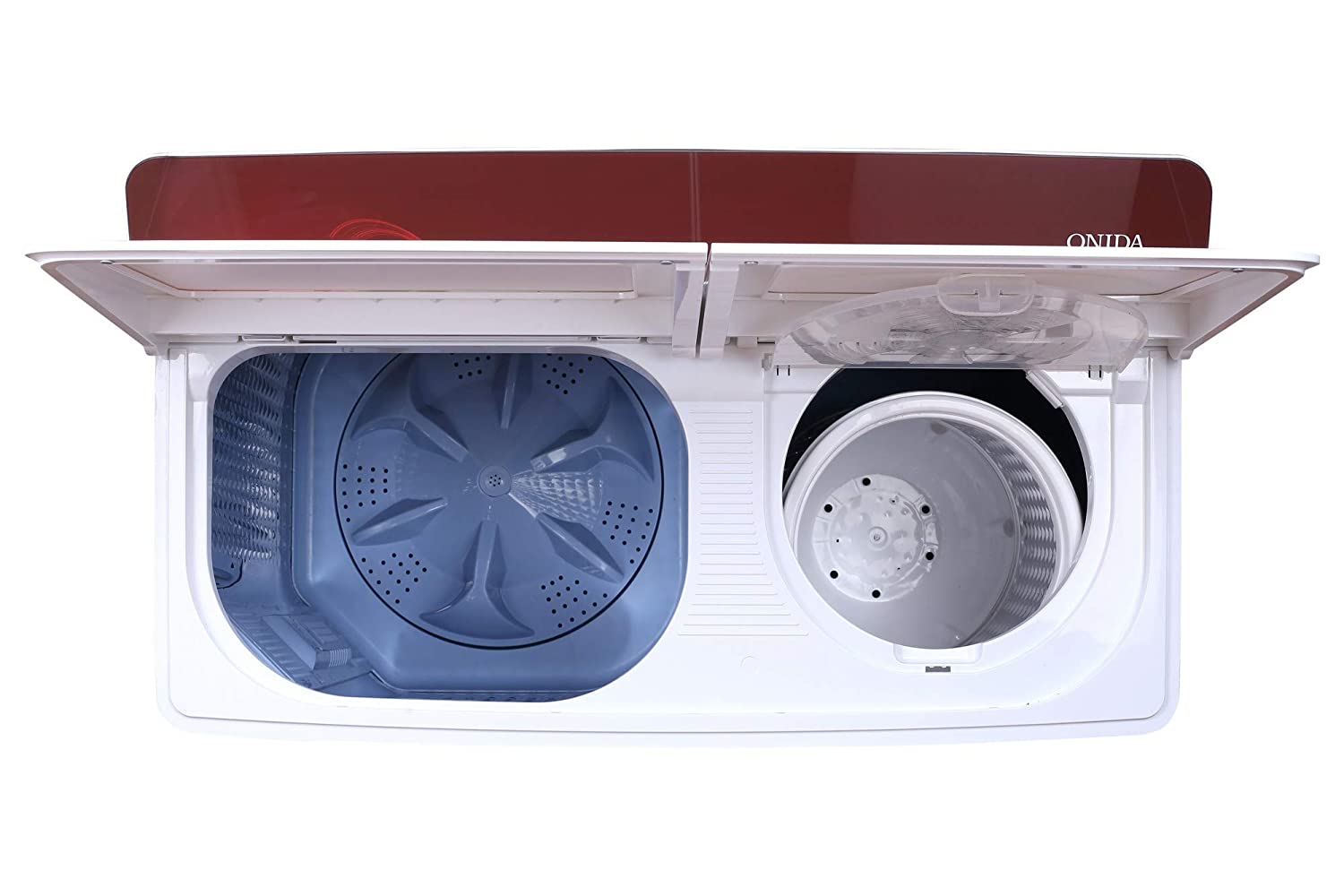 Onida 8.5 kg Semi-Automatic Top Loading Washing Machine (S85GCM, White)