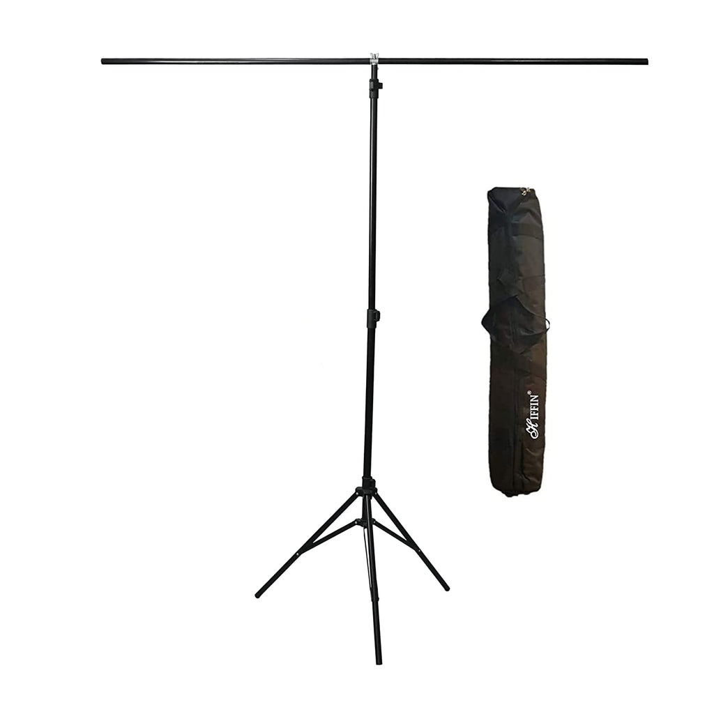 Open Box, Unused Hiffin T-Shape 9x6 Ft. Backdrop Stand ,6ft Wide 9ft Tall