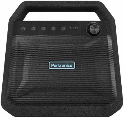 Portronics POR-549 ROAR 24 W Bluetooth Party Speaker Black, Stereo Channel