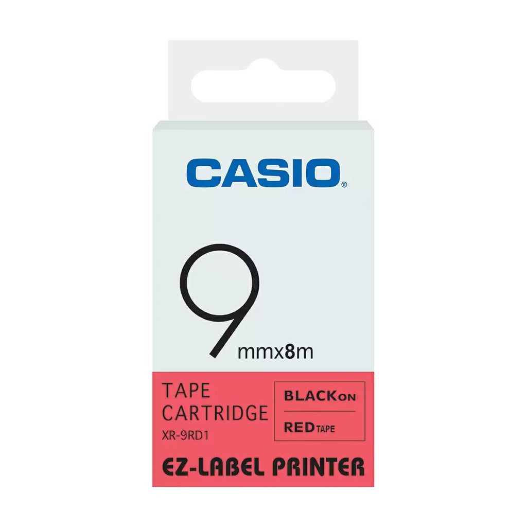 Casio XR 9RD1 G32 Color Tape for Asset Labelling