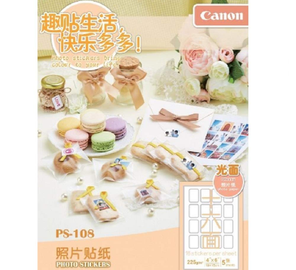 Canon High Quality Sealed Pack Sticker Paper 