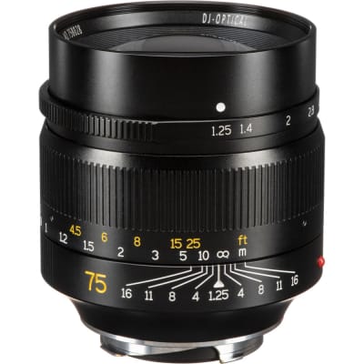 7artisans Photoelectric 75mm F1.25 Lens for Leica M Black