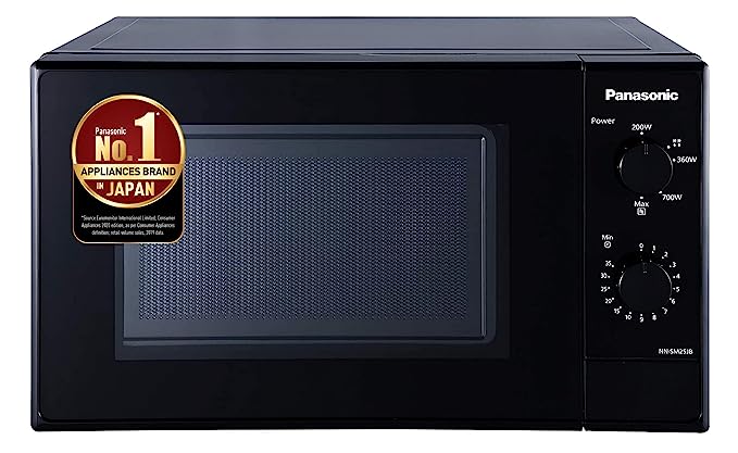 Open Box Unused Panasonic 20L Solo Microwave Oven NN-SM25JBFDG,Black