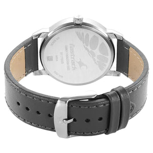 Fastrack Stunner 3.0 Black Dial Leather Strap Watch 3278SL01