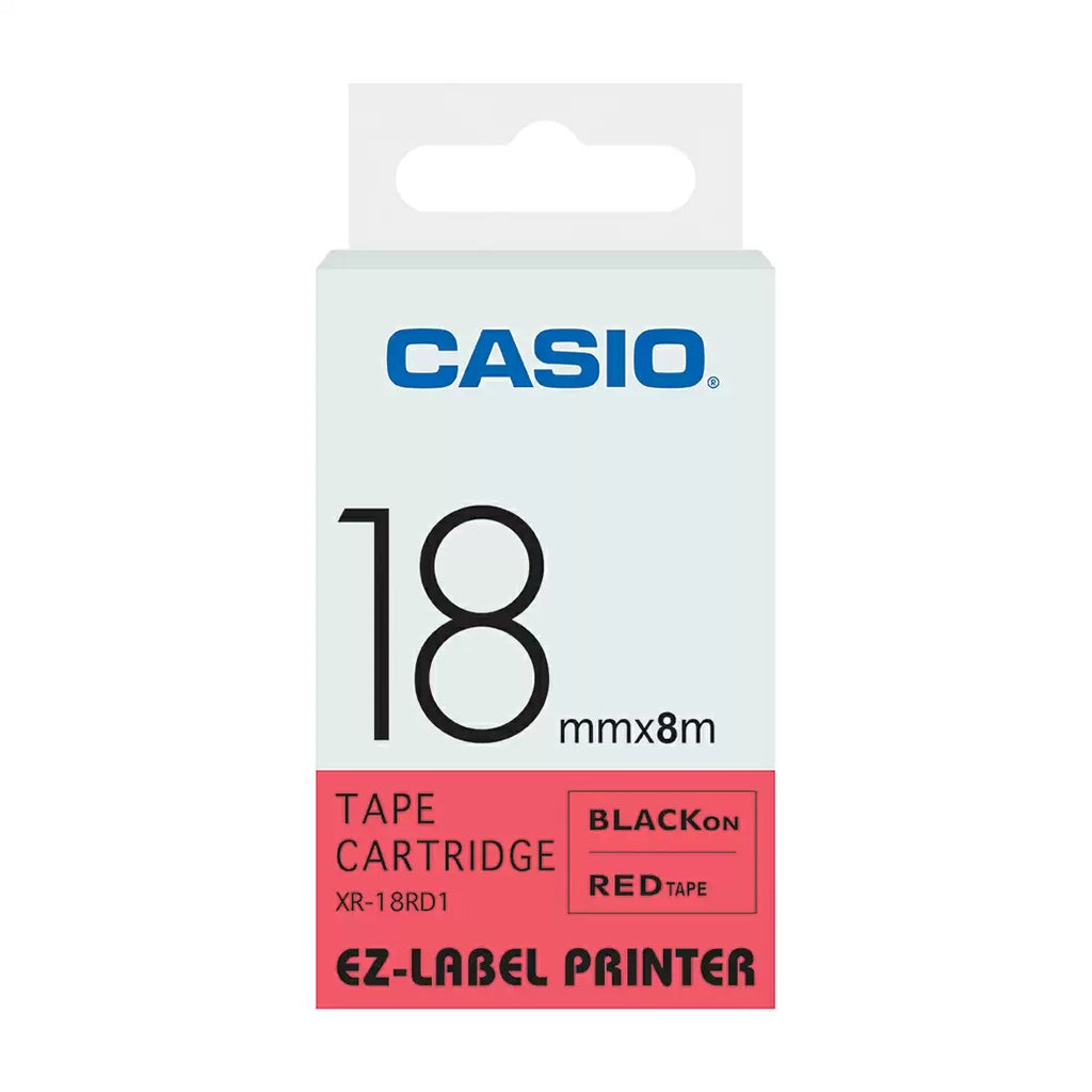 Casio XR 18RDI G19 Color Tape for Asset Labelling