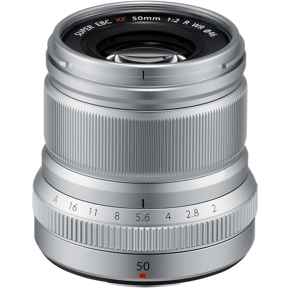 Fujifilm XF 50mm F 2 R WR Lens Silver