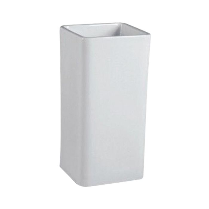 Parryware Floor Standing Rectangle Shaped White Basin Area Qube C8860