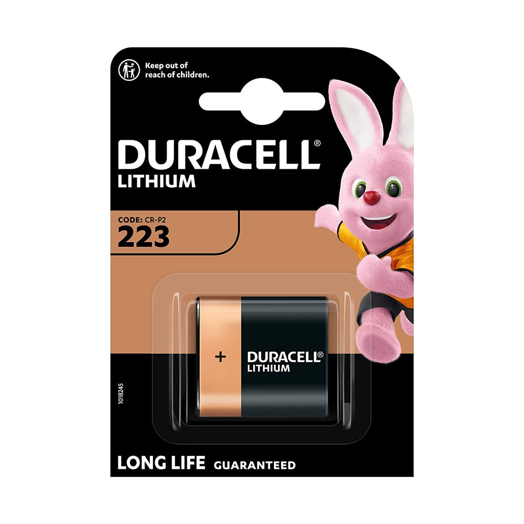 Duracell Specialty High Power Lithium 223 Photo Battery 6V