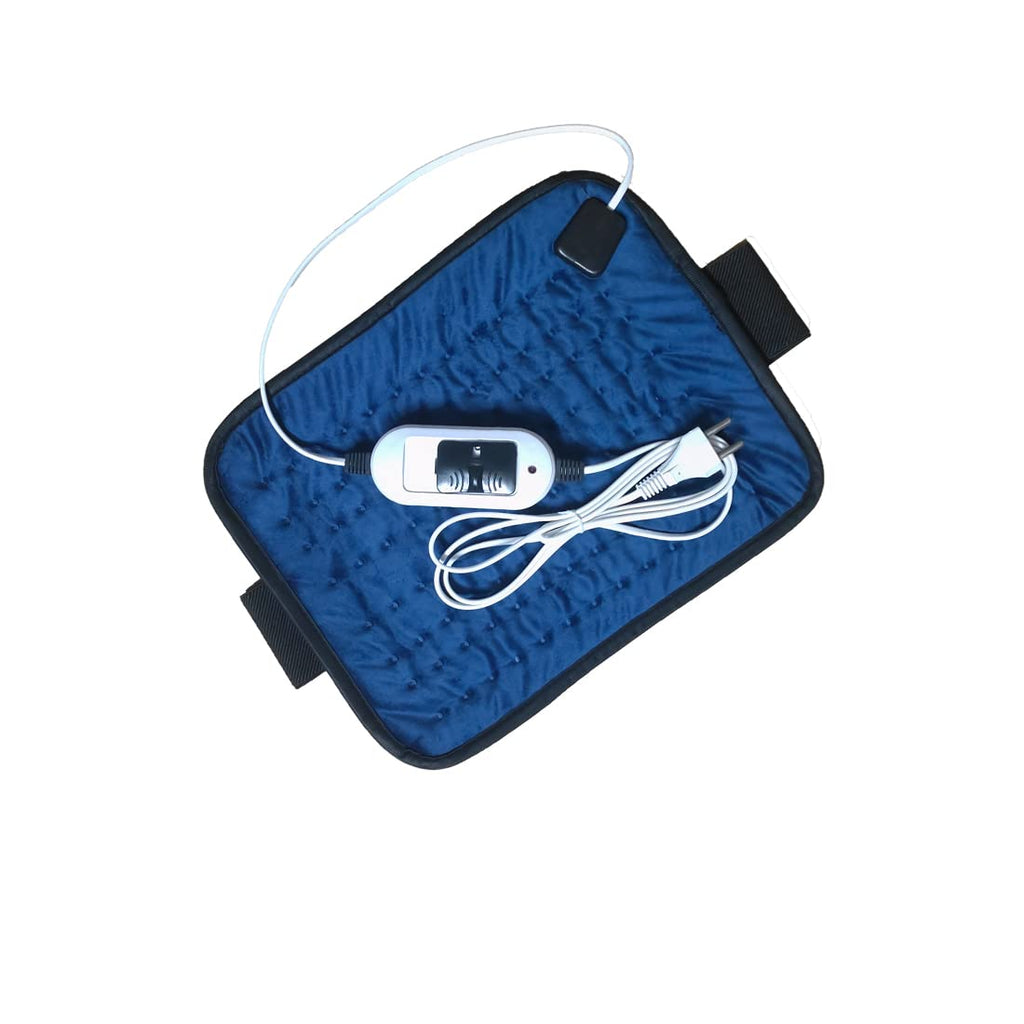 Dr Care Velvet Blue Heat Therapy Orthopaedic Pain Reliever Electric Heating Pad Pack of 10