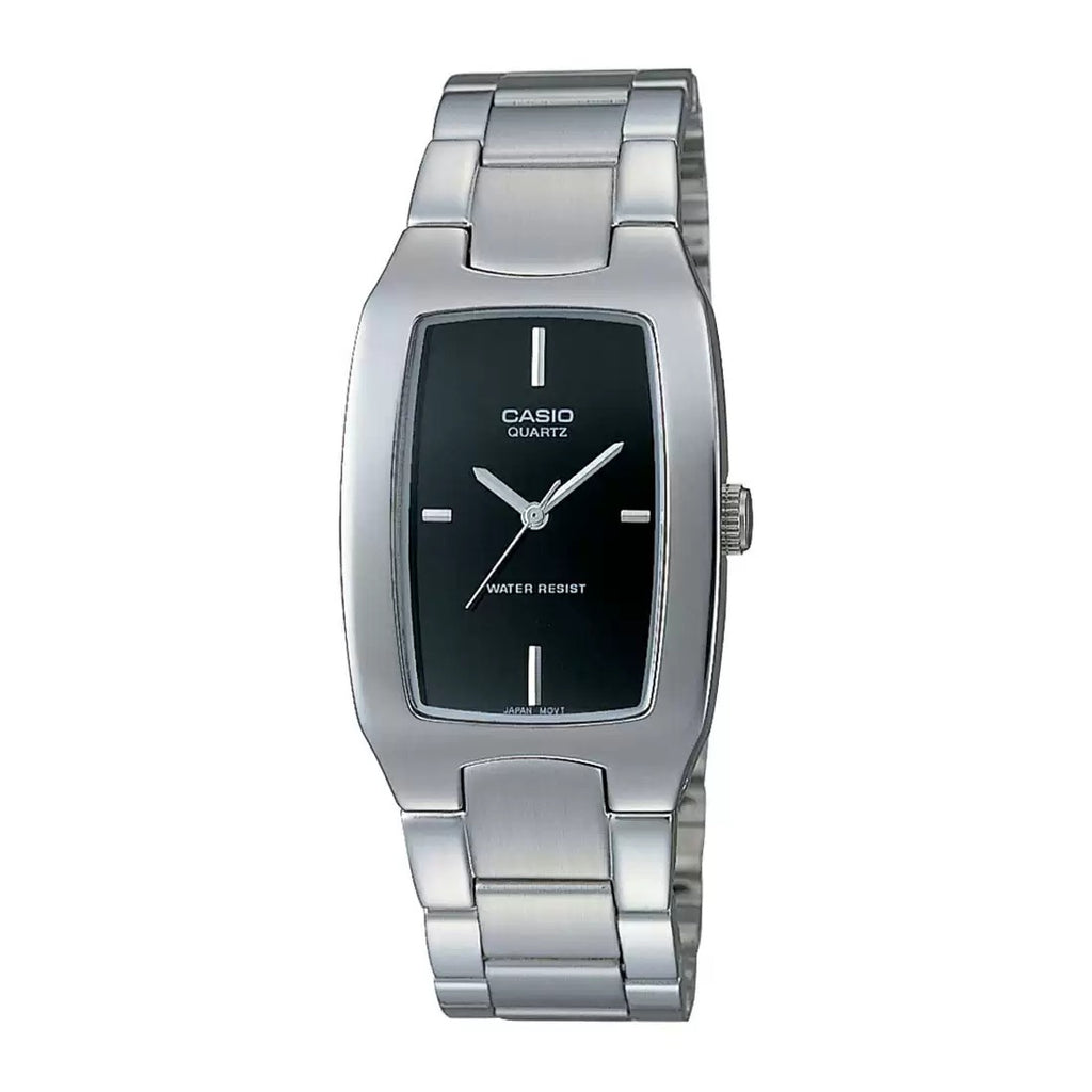 Casio Enticer MTP 1165A 1CDF A132 Silver Black Analog Men's Watch
