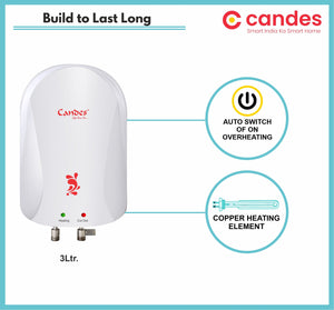 Candes Fiesta Instant Water Heater 3Ltr