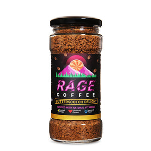 Rage Coffee Butterscotch Delight Flavoured Instant Crystal Coffee 