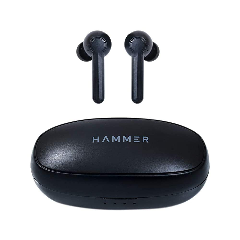 Open Box, Unused Hammer Solo 3.0 Bluetooth Truly Wireless In Ear Earbuds With Mic Black