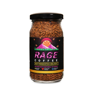 Rage Coffee Butterscotch Delight Flavoured Instant Crystal Coffee 
