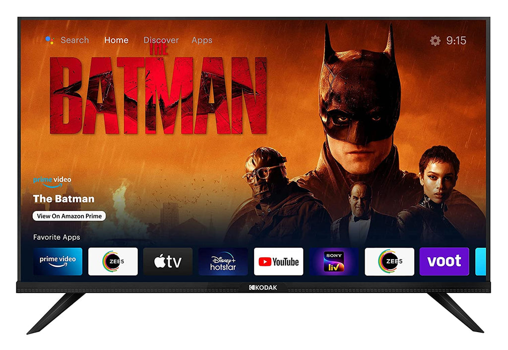 Kodak 106 cm 42 Inches Full HD Certified Android Smart LED TV 42FHDX7XPRO