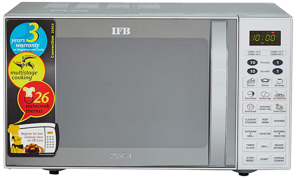Ifb 25 L Convection Microwave Oven Metallic Silver