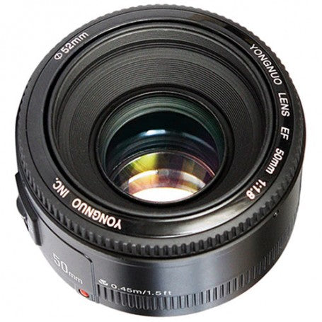 Yongnuo Yn 50mm F1.8 Lens for Canon Ef  Black