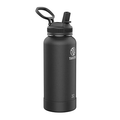 Takeya Pickleball Insulated Water Bottle with Straw Lid
