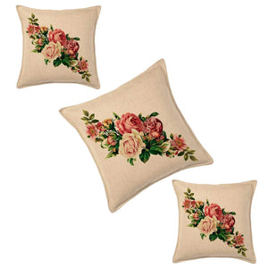 Detec Desi Kapda Floral Cushions Cover 