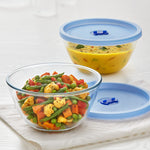 Load image into Gallery viewer, Borosil IH22MB14023 Set Of 2 Mxg Bowls 2.5 L + 3.5 L Pack of 4

