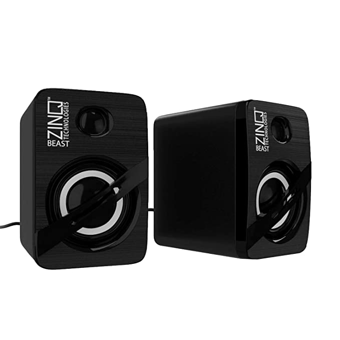 Open Box, Unused Zinq Beast Portable USB 2.0 Powered Multimedia Speaker