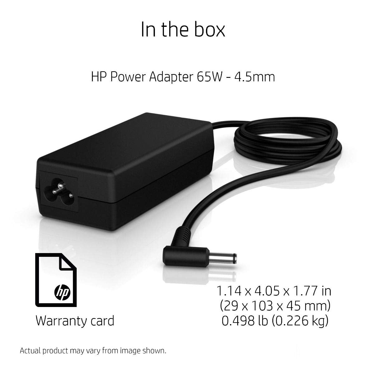 HP 65W ac Charger Adapter 4.5mm for HP Pavilion Black