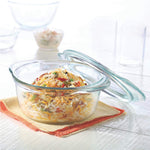 Load image into Gallery viewer, Borosil IH22CA14225 Deep Round Casserole With Flat 2.5 L Pack of 6
