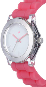 Fastrack Beach Upgrades Analog White Dial Women's Watch NL9827PP07