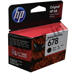 HP 678 Black Ink Cartridge