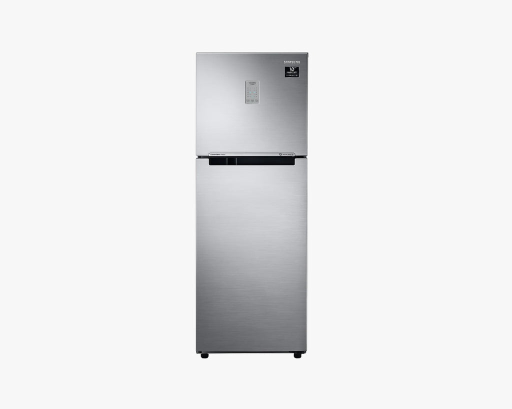 Samsung 253l Convertible Freezer Double Door Refrigerator  Elegant Inox Rt28a3722s8