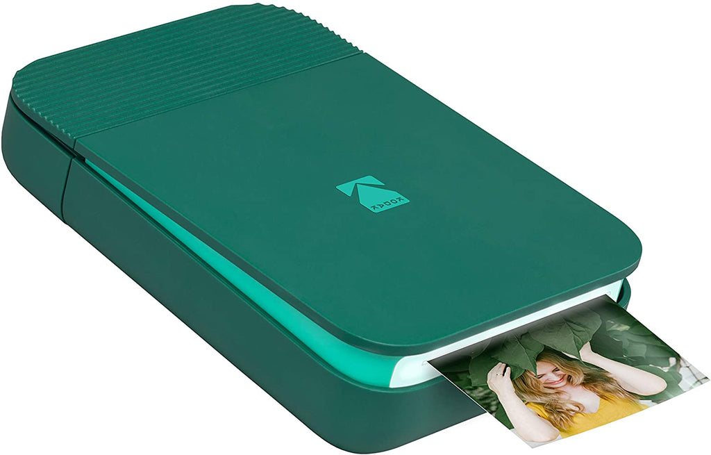 KODAK Smile Instant Digital Bluetooth Printer for iPhone & Android Green