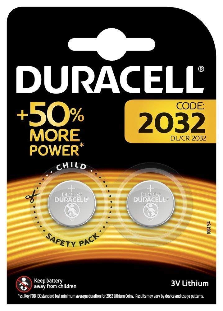 Duracell 2032 Lithium Button Cell Battery 6 Pack