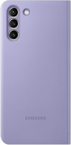 Samsung Galaxy S21+ Case, LED Wallet Cover - Violet