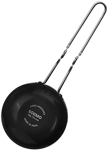 Amazon Brand Solimo Hard Anodized Tadka Pan11cm Black Pack of 2